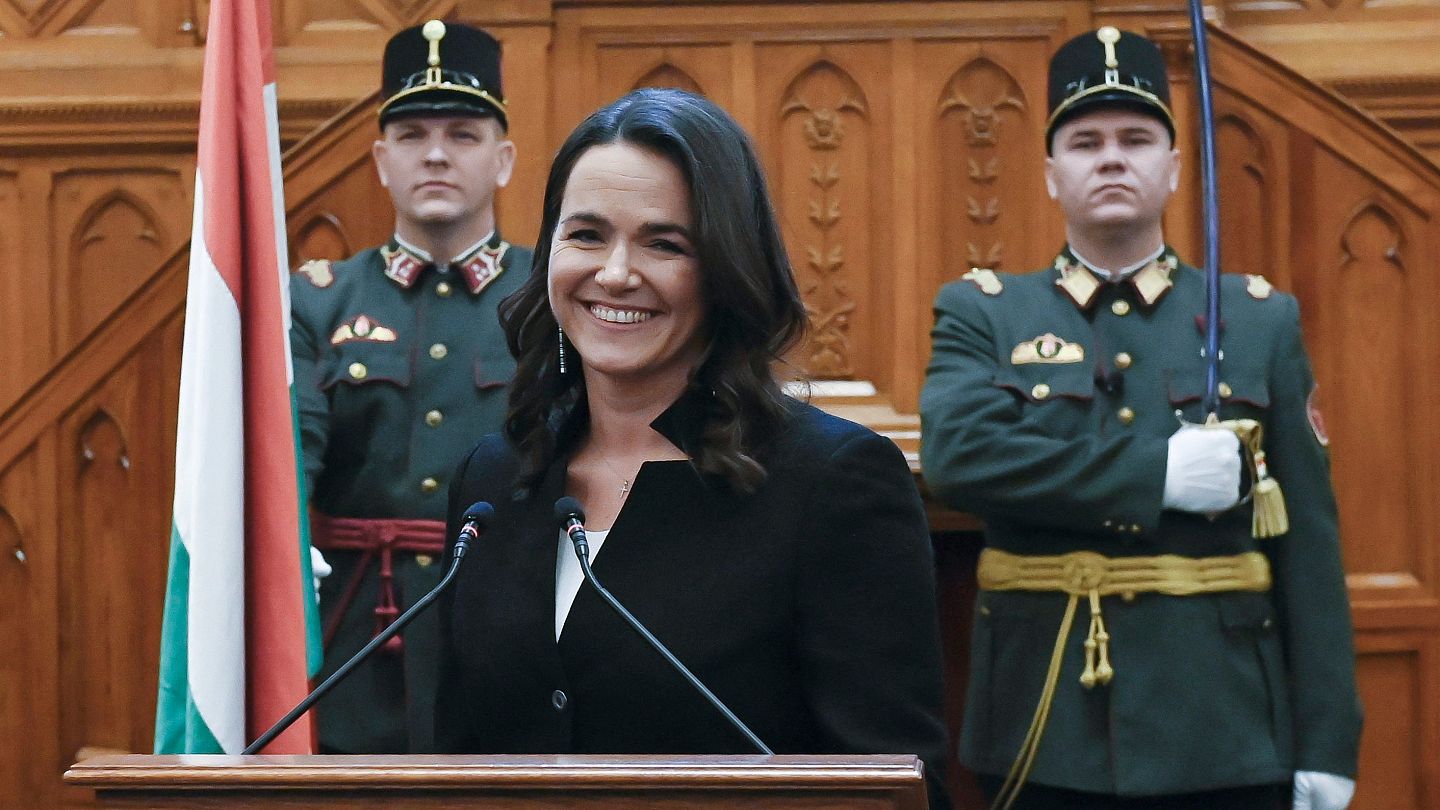 Katalin Novak becomes Hungary's first female president | Euronews
