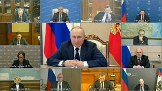 Videókonferencián tartott orosz kormányülés