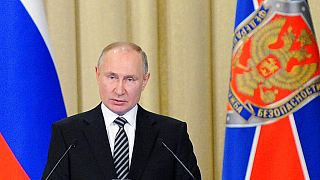 Wladimir Putin bei einer FSB-Tagung - ARCHIV vom 24. Februar 2021