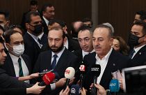 Dışişleri Bakanı Mevlüt Çavuşoğlu, Ermeni mevkidaşı Ararat Mirzoyan ile bir araya geldi