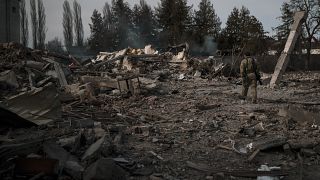 Разрушенный пригород Киева