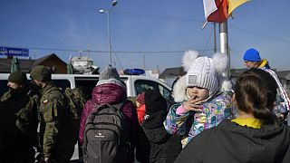Refugiados ucranianos acolhidos na Europa