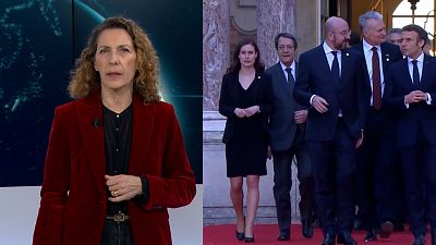 Beatriz Beiras, Euronews / La primera ministra de Finlandia, Sanna Marin en la cumbre de Versalles, Francia 10/3/2022 Beatriz Beiras, Euronews / La primera ministra de Finlandia, Sanna Marin en la cumbre de Versalles, Francia 10/3/2022