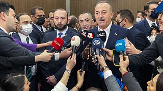 دیدار وزرای خارجه ترکیه و ارمنستان