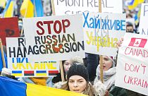 Tüntetés Ukraja mellett