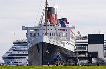 A Queen Mary 2022. január 28-án, pénteken a kaliforniai Long Beachen