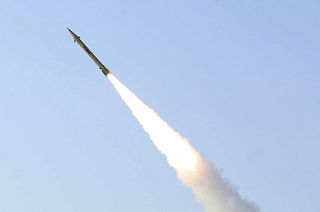 The launch of the Fateh-110 short-range surface-to-surface missile by Iranian armed forces, at an undisclosed location in August 2010
