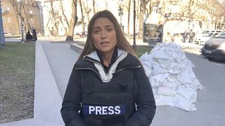 La reportera de Euronews, Anelise Borges en Lviv, Ucrania 13/3/2022