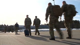 Danish troops land in Ämari, Estonia