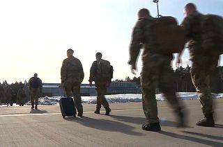 Danish troops land in Ämari, Estonia