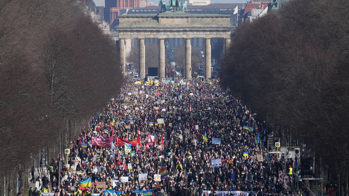 Großkundgebung in Berlin