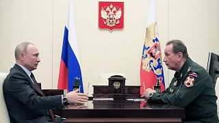 فرمانده گارد ملی روسیه در دیدار با ولادیمیر پوتین