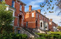Dublin's architecture is mostly Georgian and there are some beautiful townhouses to ogle at when you're there.