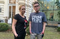 Polish judges Joanna Hetnarowicz-Sikora and Igor Tuleya in Brussels for a special screening of the documentary 'Judges under Pressure'.