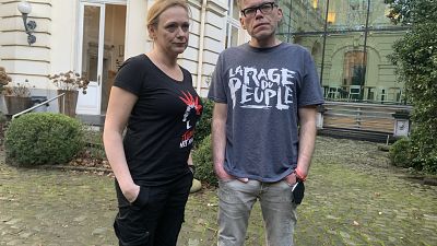 Polish judges Joanna Hetnarowicz-Sikora and Igor Tuleya in Brussels for a special screening of the documentary 'Judges under Pressure' Polish judges Joanna Hetnarowicz-Sikora and Igor Tuleya in Brussels for a special screening of the documentary 'Judges under Pressure'