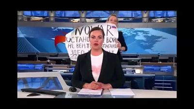 Η στιγμή της διαδήλωσης 