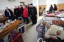 Ουκρανοί πρόσφυγες σε δομή εκκλησίας στο Μπάραμπας της Ουγγαρίας