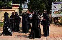 طالبات مسلمات في الهند.