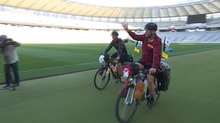 South African cyclists start journey from Tokyo to New Zealand