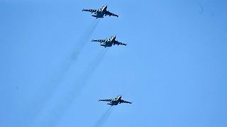 پرواز جنگنده‌ها در جریان تمرین‌های نظامی مشترک روسیه و بلاروس