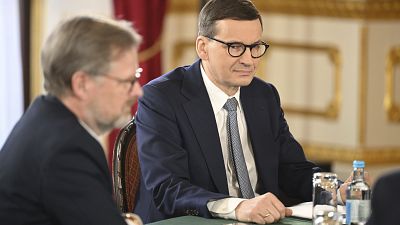 Polish PM Mateusz Morawiecki is one of the leaders travelling to Kyiv to meet President Zelenskyy. Polish PM Mateusz Morawiecki is one of the leaders travelling to Kyiv to meet President Zelenskyy.