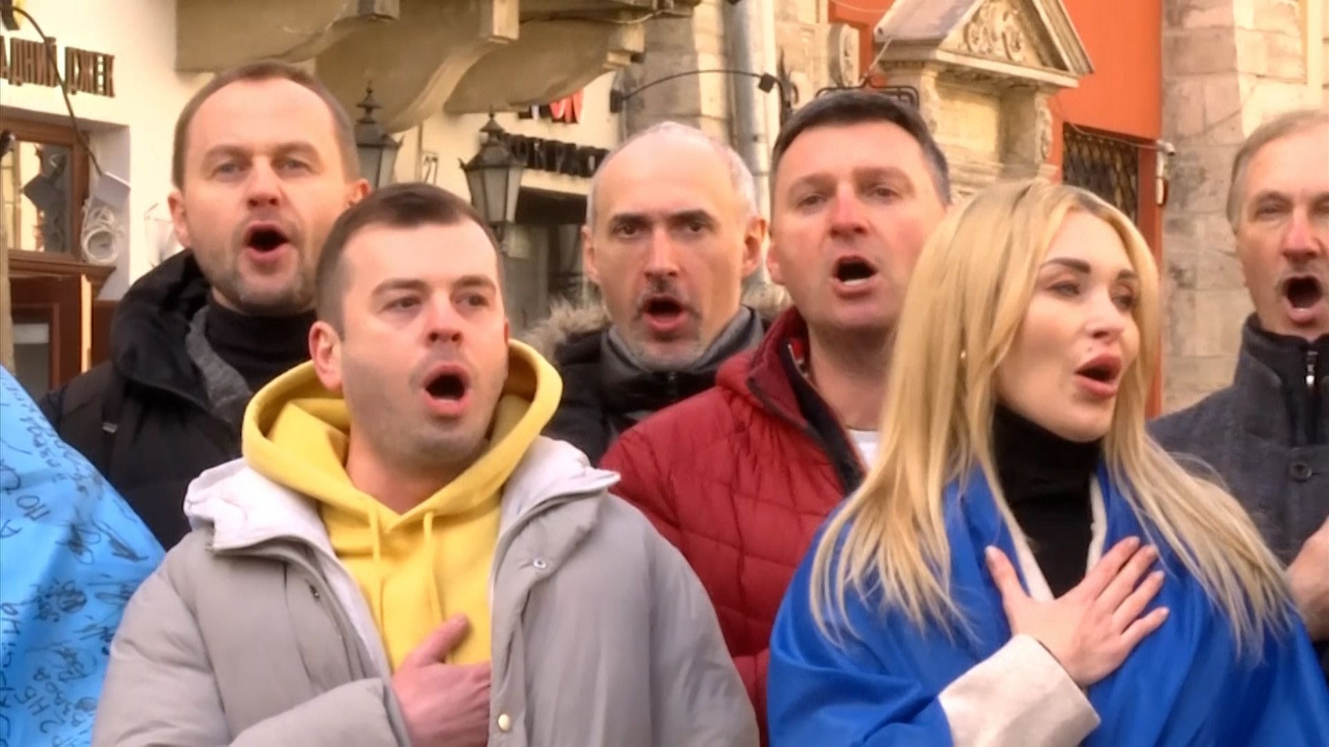 Ukrainian opera singers gather in Lviv for defiant rendition of the ...