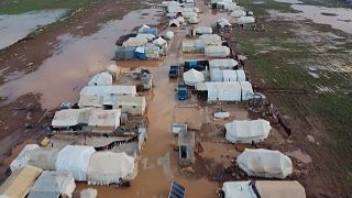 مخيم للاجئين في سوريا