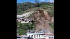 Aftermath of landslide in Peruvian Andes that buried dozens of homes