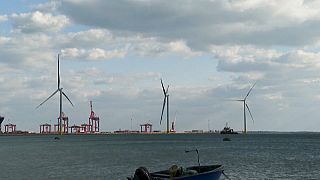 Le turbine eoliche a Taranto.