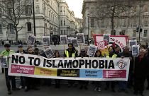 مظاهرة ضد الإسلاموفوبيا في لندن