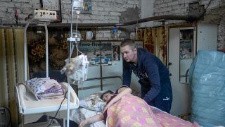 مستشفى الولادة في ميكولايف، أوكرانيا، في 14 مارس 2022