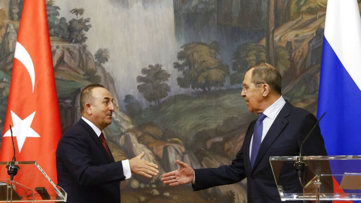 Dışişleri Bakanı Mevlüt Çavuşoğlu, Moskova'da Rus mevkidaşı Sergey Lavrov ile buluştu