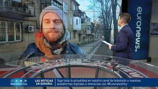 Rostislav muestra a Euronews la desolación que vive Járkov