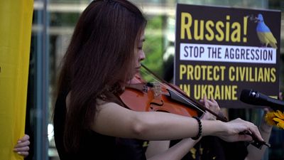 Taiwanese musicians used their talent to show support and solidarity for the people of Ukraine