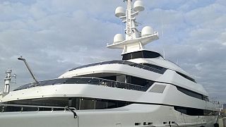 Die Jacht "Amore Vero" liegt in La Ciotat, Frankreich, vor Anker. Sie wird dem russischen Oligarchen Igor Setschin zugerechnet, 03.03.2022