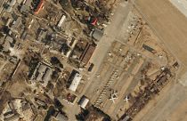 Разрушения после российского авиаудара по международному аэропорту Львова, 18 марта 2022 г.