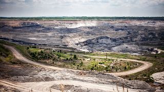 An open coal mine in Russia.