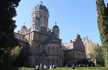 UNESCO-protected Chernivtsi Universtiy in Chernivtsi, a city of 250,000 in southwestern Ukraine