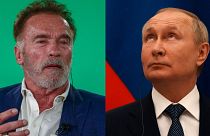 In a video released on Thursday, Arnold Schwarzenegger addressed Russian soldiers, civilians, and President Putin