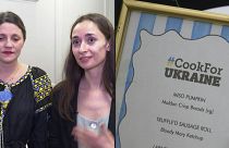 Ukrainian chef Olia Hercules and Russian chef Alissa Timoshkin have teamed up to create the  'Cook for Ukraine' initiative