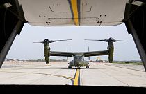 V-22 Osprey egy korábbi, archív felvételen