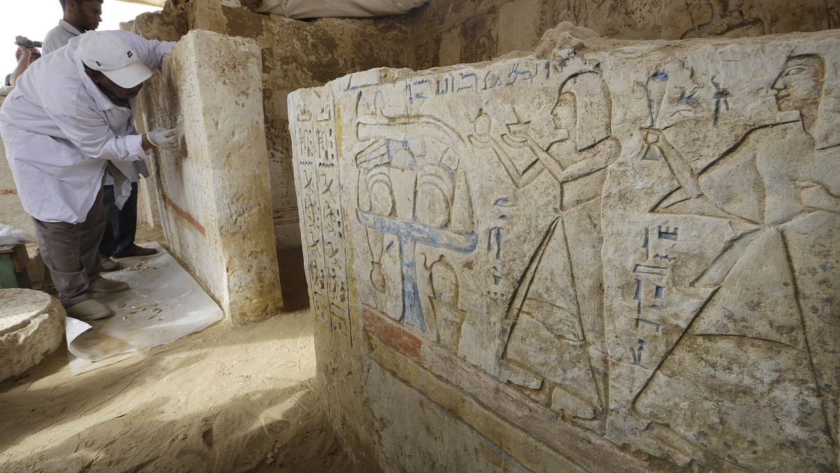 4,600 year-old tombs containing leading figures in society discovered in Egypt 