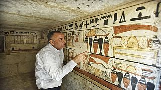 Egypt unveils new tombs at Pharaonic necropolis