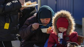 Беженцы из Николаева прибыли в Паланку (Молдавия), 19 марта 2022 г.