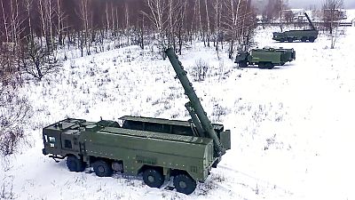 Russische Abschussfahrzeuge für Iskander-Raketen - ARCHIV