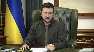 Zelenszkij ukrán elnök kijevi videóüzenete