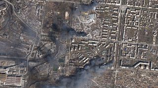 Satellitenaufnahme von Mariupol an diesem Sonntag