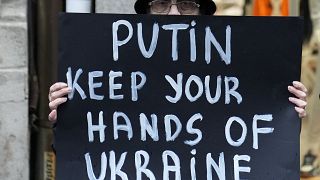 Oroszok és ukránok közösen tiltakoztak a háború ellen