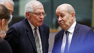 Le chef de la diplomatie de l'UE et le ministre français des Affaires étrangères