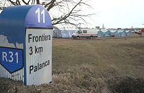 La frontière de Palanca entre la Moldavie et l'Ukraine